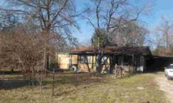 2+Plus Acres with Creek, Storage Shed,Hunting cabin, Enclosed porch,New carpet. Home Sweet home!This TRINITY, TX property is 3 bedrooms / 2 bathroom for $27000.00. Call (713) 487-9760 to arrange a viewing. Listing originally posted at http
