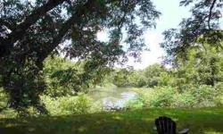 Beautiful river front property, 4+ acres, near Austin, 300'+ of Colorado River frontage, Vintage home from 1946 moved in from Exposition area of Austin, long leaf & pine floors, high ceilings, lots of natural lighting, formal dining, eat in kitchen,