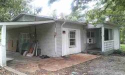 Little home with a big, shaded yard that is just waiting to be brought back to life! Needs work and updating, but would be perfect for a rental investment or first home for that do-it-yourselfer. Hardwood floors in 2 bedrooms would be pretty if