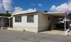 MOBILE HOME CONNECTION PRESENTS...
Very spacious home with excellent floor plan.
Newer windows, capped roof and siding.
Beautiful private patio with vinyl fencing.
Great kitchen with pantry and laundry area.
Large sized bedrooms with walk in closets.