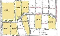 5 acre lots suitable for walkout basements or any home of your choice, secluded back yards, deep lots, high ground, good soil for drainage.Listing originally posted at http