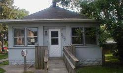 Two bedroom,1 bath home/side yard. Enc. porch. Outside & inside entrance to bsmt. Buyer to verify all info. Addendum to contract. Qualifies for Renovation Mortgage Financing. Purchase for as little as 3% down. Pre-qual requested w/any offers. Buyer pays