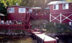 Located on one of the most alluring lake in St Lawrence County this cottage with guest/bunk house has everything you need for a summer getaway. Georgous view, lake frontage, a Sun Tracker patoon boat, and all the furnishing that you would need to move