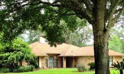 Come and see where wildlife abounds under these majestic oaks. This modern 3/2 home adorns a private 2.5+ acre oasis; this has plenty of square footage and is decorated perfectly. A double sided wood burning fireplace is perfect for those cool winter