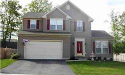 Outstanding 4 year young home built by Ryan Homes. This home features 4 BRs, 2.5 BAs an eat-in kitchen with center island (all granite) and maple cabinets, family room w/Fireplace, formal Dining Room and full basement with finished entertainment/media