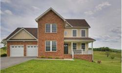 An absolutely beautiful two-story with a walkout basement, in Pearisburg's Briarwood subdivision. This home was custom-built in 2008 with long-range views of Angels Rest, and Pearksburg, from every room in the house. There are beautiful hardwood floors on