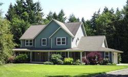SPACIOUS 4 BEDROOM PLUS DEN, 2 STORY TRADITIONAL WITH MASTER SUITE ON GROUND FLOOR. FAMILY ROOM WITH WOOD STOVE. BONUS ROOM ON UPPER LEVEL. PRIVATE 2.4 ACRE PARCEL OFF PAVED CUL DE SAC BETWEEN P.A. & SEQUIM.Listing originally posted at http