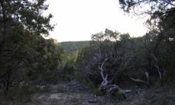 THE LAST RIDGETOP- BENCHED "1+ACRE VIEW LOT" IN LONG CANYON WITH PANORAMIC VIEWS OF THE HILLCOUNTRY.
