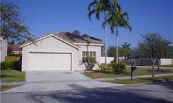 CORNER HOME AT ENTRANCE OF CUL-DE-SAC, TILE SOCIAL AREAS AND WOOD LAMINATE IN BEDROOMS, FENCED YARD WITH ROOM FOR POOL, BROKER REMARKS.For additional information about this property or others like it contact Jennifer Briceno at 954-748-0803 or email us at