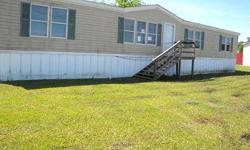 Great investment property for a first time home buyer. This modular home is located close to Interstate, schools and shopping. You can purchase this manufactured home with as little as $100 down. Amenities include large living room, den, spacious Master