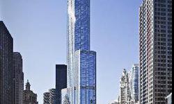 Enjoy the Best Living in the City! Trump Tower offers a spectacular living experience. Spacious 2 bedroom plus den/family room 3 baths with dramatic curved living/dining room. Beautiful panoramic views with no obstructions from all rooms. Enjoy the lake,