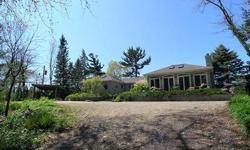 Experience the Ultimate in Casual Elegance in this exquisite Lakefront Home. This absolutely spectacular property is nestled on 5.2 acres of prime Lake Michigan real estate. Souring Ceilings, Walls of Windows with Stunning Views, Gourmet Kitchen and