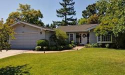 Great Los Altos home located on a Cul-de-Sac. This property exemplifies the "shabby chic" look with white plastered walls and timeless oak floors, Gourmet Kitchen with great breakfast knook and open family room, Double pane windows, large master bedroom