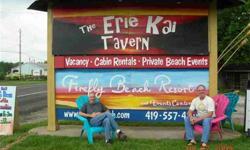 This one of a kind opportunity to own Firefly Beach is your chance to be in the business of fun on the banks of Lake Erie. Featuring the Erie Kai Tavern complete with D5 and D6 liquor licenses! Gorgeous swimming beach, rental cottages, event area and