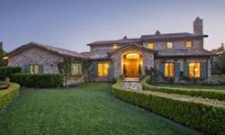 Ambercrombie Estates~ The Vast and magical Santa Monica Mountains provide a profound back drop for this exquisite Italian Villa Equestrian property. Set on a premier 10 acre parcel, this extraordinary Villa boasts a spacious yet comfortable interior flow
