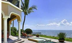 The ultimate in luxury and sophistication directly on Tampa Bay, this exceptionally appointed custom Mediterranean estate offers stunning panoramic bay/gulf views of Tampa and St. Petersburg. Brazilian Oak double doors welcome you to this 5 bedroom (opt 5