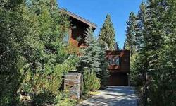 Modern masterpiece meets Tahoe Charm in this incredible once in a lifetime location. A river runs through it ... this home was designed around Incline Creek a year-round creek...a glass enclosed breezeway allows you to walk over the creek to your home