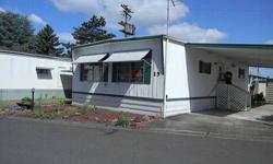 2 bedroom 1 bathroom ''walk in shower'' mobile home for $10,000 Has all working appliances washer/dryer included. Great location for Persons with limited ability to walk or drive to the store .Space rent is $380.00 a month, water/sewer/garbage is paid .