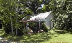 2 BEDROOM FIXER UPPER ON DOUBLE LOT WITH WOODS.