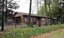 Historic Applegate Trail founders original fishcamp in 1856. Lodge type log cabin, 900 sf building for guests and huge Enclosed in-ground pool all along the Umpqua River with it's fabulous fishing. Sit out on the patio in front of the outdoor fireplace