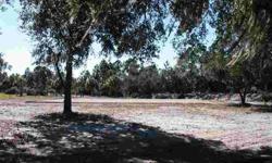 2.07 acres with 273.58 ft frontage on Maytown road. Ready for building with a 70x90 graded pad ready for cement. Live oak trees on property. 200 amp power supply and well with pump house already in place. A bargain at 30k. Seller is motivated to accept