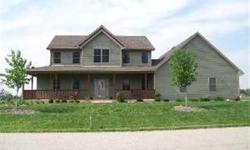 Custom built home in Limestone Twp on 1 of the few 1 acre lots in River Bend. 2 story, wrap around porch, custom cabinets, granite counters, 4 beds, 5 baths, 9' foot ceilings on 1st floor, Large master includes large WIC, Jacuzzi tub, and walk in steam