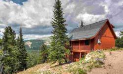 HUGE VIEWS!!!! This beautiful mountain cabin offers seclusion and privacy and some of the best views around. Features include in-floor heat, hard wood floors, custom tile, hot tub and more. Wood burning stove will heat the entire place. Close to all