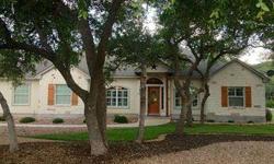 At 951 Flightline you have one of those beauties, Stucco and Stone, typical Texas HIll Country, and with the LIVE OAK trees to adorn the almost FULL ACRE. If you prefer limited lawn upkeep, the front has mostly river rock landscaping with just a slash of