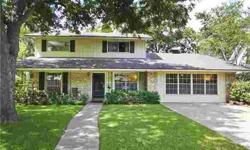 Charming home in established central Austin neighborhood. Very rare find in this area at over 2450 sq ft! Mature trees and lush green grass add to the lovely curb appeal. Buyers could move-in as-is, or remodel to their taste. Owners have taken great care