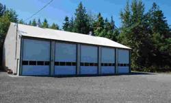 Just reduced $25K! Great opportunity to purchase a 50 foot x 70 foot 5 bay truck shop on Highway 101, a 1,454 sq' home, a 1,110 square foot shop/barn, and 3.74 acres! 3 of the 5 bays in the truck shop are rented for $575/month. The home is rented for