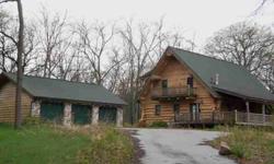WOW - an unbelievable property located just north of Plymouth, IA. Situated on 1.53 acres this one feels like you're living in the mountains of Tennessee. A true Log Home, this one is not to be missed. The open floor plan just adds to the spectacular