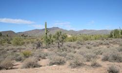 Spectacular 360 degree views from this gorgeous desert landscape property. Stunning Mountains views from all angles. Build your beautiful dream home and look out to the breath taking views and sunset. No HOA's in this community.