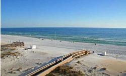 Short Sale 4TH FLOOR unit! The views of the Gulf are breathtaking and has a bonus bunk room. It rents like a 3 bedroom with the master bedroom facing the Gulf. This Condo has a deeded covered parking space worth $20,000.00. Being sold unfurnished. Gulf