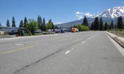 Golden Opportunity!!!! Great visibility from Interstate 5 South Weed Offramp. Busiest offramp north of Shasta County and before Oregon. Lot is level with infrastructure already in, street lights, city water and city sewer, sidewalks, paved street, power