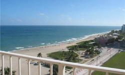 What a view! Ocean, water, sand & sea from every room. New, open kitchen with maple cabinets and stainless steel appliances, impact windows, tile floors thruout living area, berber in bedrooms. Building allows a small pet, has 24 hr. security, billiards,