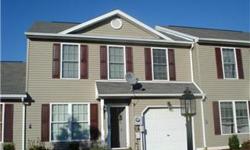 What a buy! Cared for & tastefully decorated townhouse available for quick possession for qualified buyer. First floor laundry & half bath offer convenience. Concrete patio for warm weather enjoyment. Less than 3 miles from Rt 61 and Interstate 81 for