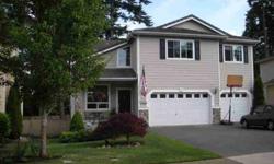 Immaculate 4 bedroom, 2.75 bath with bonus room plus den and 3 car garage. Great location with easy access to JBLM and Olympia area. Fabulous lot and private territorial view from this lovely large home. Formal living and dining room plus family room off