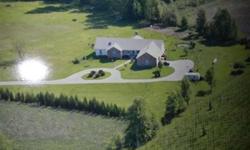 Like new custom built by Creative Homes. Quality craftmanship throughout. 6" baseboard, fluted trim, crown molding, tray ceilings, solid 6 panel doors. "Durastone" flooring in many areas. 8 private acres.Listing originally posted at http