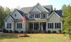 Absolutely gorgeous on over 9 acres? Home featuers 5 bedrooms; 3.5 baths, 2 car garage, generator hookup, 11x14 screened rear porch. Formal livining room could be an office, formal dining with hardwood and chair molding. Family room has a gas fireplace,