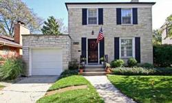 Location! Location! Location! Charming, lovely, wonderful Jumbo stone Georgian in "The Triangle"!! It has "the look".Hardwood floors,beautiful kitchen w/granite, newer cabs, new CT floor, SS appls. Spacious LR w/Frplc. Form. DR w/built-ins. Charm abounds.