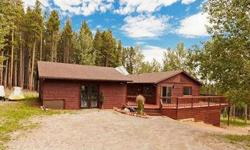 Quiet & Serene Mtn Living*Perfect, Flat Lot!*2 Acres*Tons Of Aspen,Lodgepole,Blue Spruce*Sauna*4 Beds+Office/Workout* Huge Wraparound Deck*Outdoor Hot Tub*Fully Finished Basement*2 Wood Burnng Fireplaces*Radiant Floor Htg*Solar Hot H20 System*New Roof*1