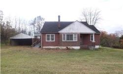 Public:You won't believe the views! This solid all brick cape on 2 plus flat acres has 3 generous Bedrooms and 1 full Bath. The 2nd floor could be finished for an additional 2 Bedrooms and bath. Large country Kitchen will be the chef's favorite part of