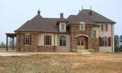 French Country home boasts stone/brick exterior, phenomenal view, 4 bedrooms, 3 baths, friends entry, bonus room, media room, stone fireplace, large kitchen, breakfast area with old world charm, and two story foyer. All baths showcase natural stone.