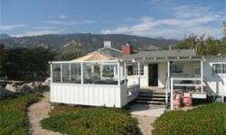 Adorable 100 year old Padaro Lane beach cottage sits above the sand in Santa Barbara?s premiere ocean front enclave. On nearly one half acre with almost 100 feet of beachfront one can enjoy it as it is or take advantage of plans designed by Neumann,