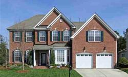 Bainbridge plan with Brick front.Wide foyer has raised ceiling,large formals,1st floor study,Spacious gourmet kitchen with granite ,maple cabinets and tile backsplash Extensive hardwoods on 1st floor. Master with sitting room.Walk-in laundry on 2nd