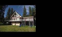 Here is your opportunity to own a massive five thousand square foot log home with outbuildings on 10 plus acres with a pond in the middle of a mountain oasis. Located in the coveted Six Mile Area. It features 4 bedrooms, 3 and a half baths, a country