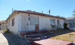 Come see this centrally located three bedroom one bathroom home in Barstow, walking distance from city hall, other public offices and schools. Needs some work, pool appears to be in okay condition but must be verified. Additional building in back could be