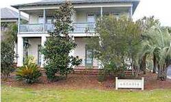 Arcadia is a small 8 unit complex located directly across the street from the beach on Scenic Highway 30A. Located in the low density area of Seacrest, with only 2 units per building, these townhomes feel very private. Arcadia #4 is a 2 story 3 bedroom, 3