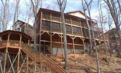 ABSOLUTELY GORGEOUS CABIN W/2 FULL SIZE KITCHENS. POOL TABLE, TWO HOT TUBS. EVERY BATHROOM HAS A JACUZZI TUB. GAS OUTDOOR FIREPIT @ GAZEBO OVERLOOKING CHATT. RIVER.Listing originally posted at http