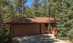 Wonderful oasis in the tall pines of Prescott, this single level home set in Hidden Valley Ranch backs to common area. This must see home will invite you in and convince you to stay with all its warmth and charm. Enjoy the 3 bedrooms and 2 baths with an
